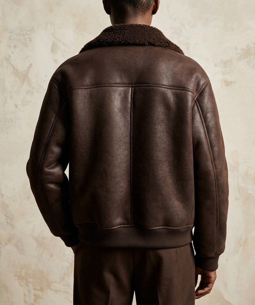 ZARA DOUBLE-FACED LEATHER EFFECT Ref: 0155/160/681