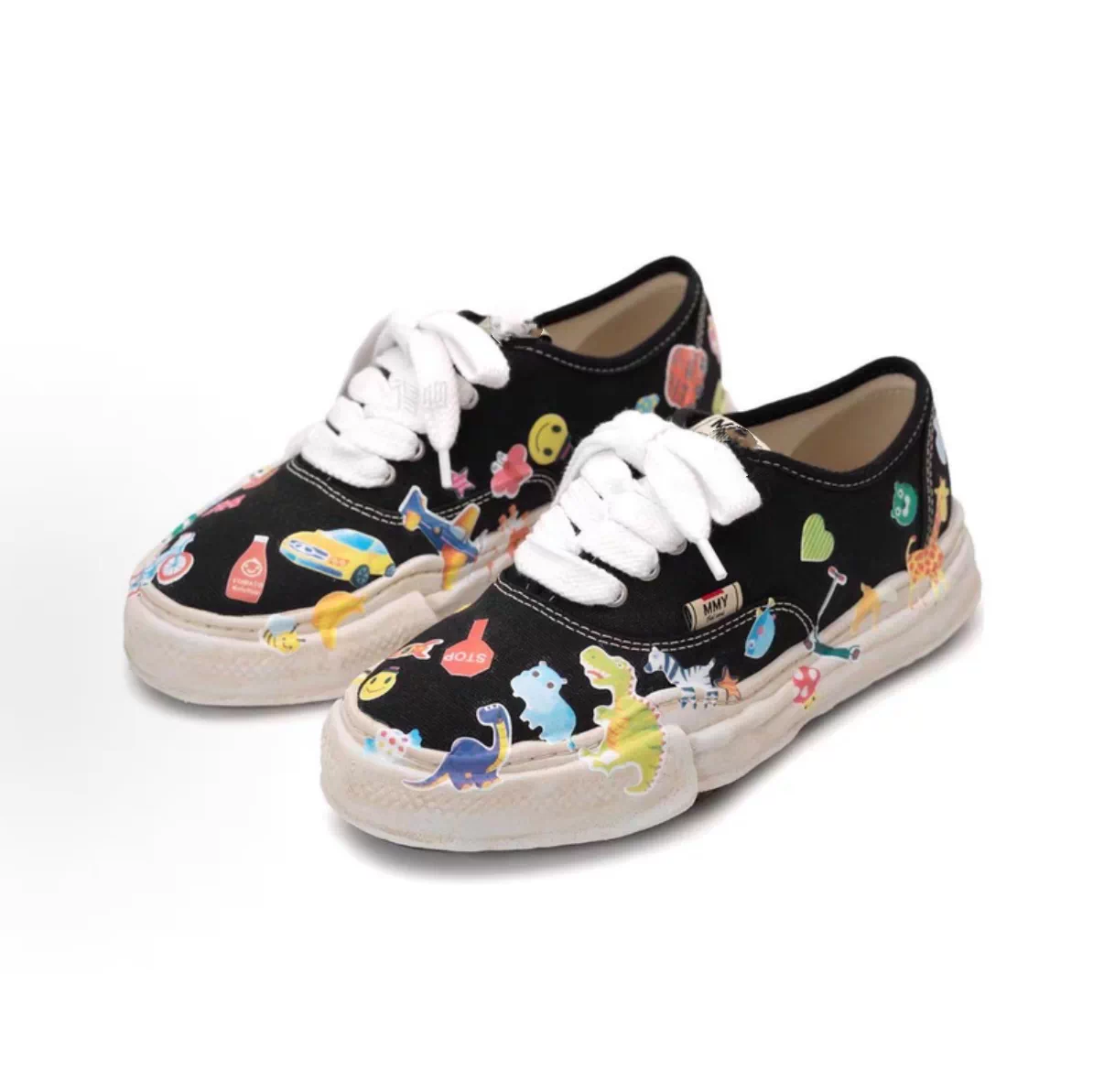 Maison Mihara Yasuhiro Baker OG Sole Canvas Low Printed Sticker