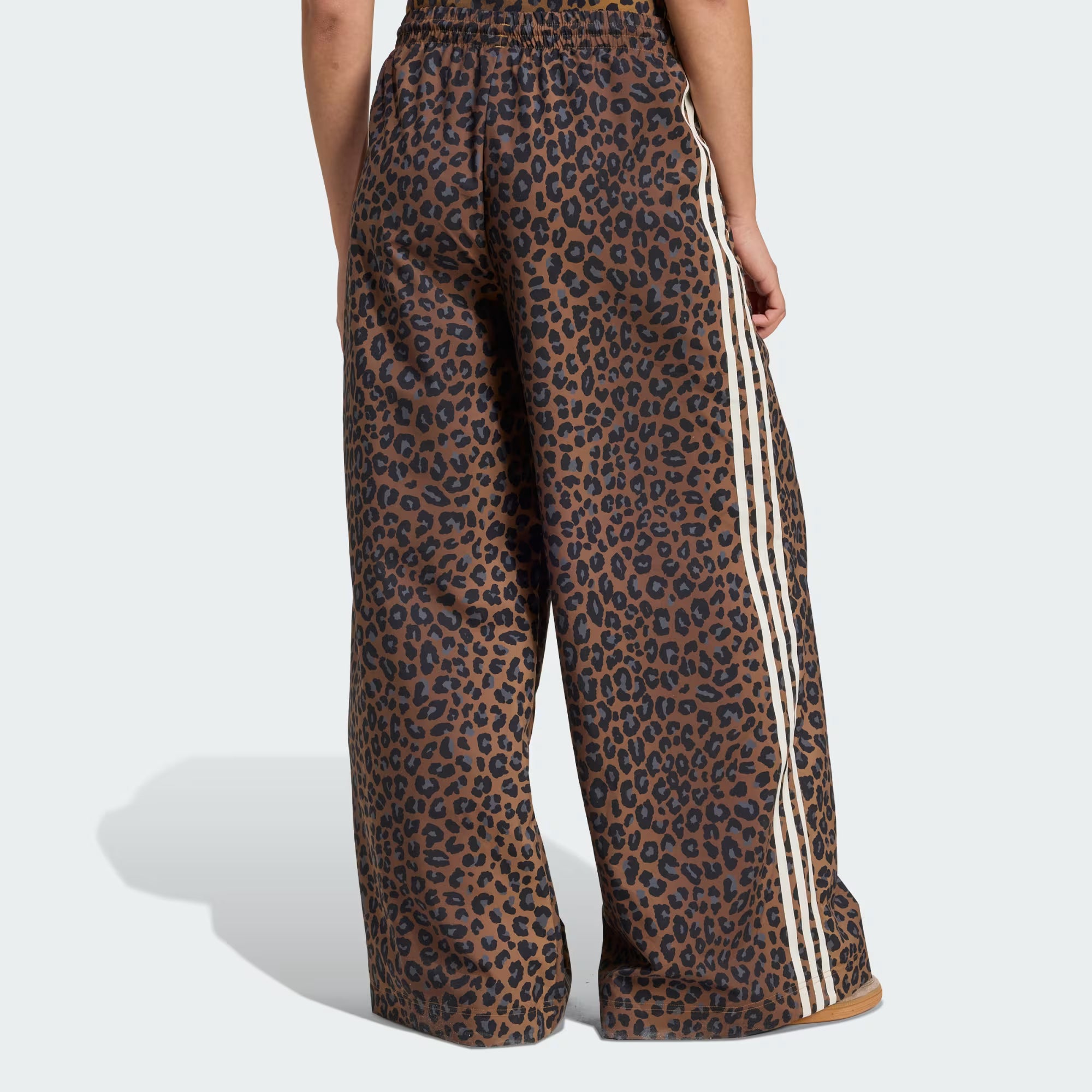 Adidas Firebird Oversized Tracksuit Bottoms -  Leopard