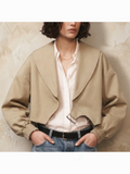 Chaqueta Corta de Mujer Zara – Beige