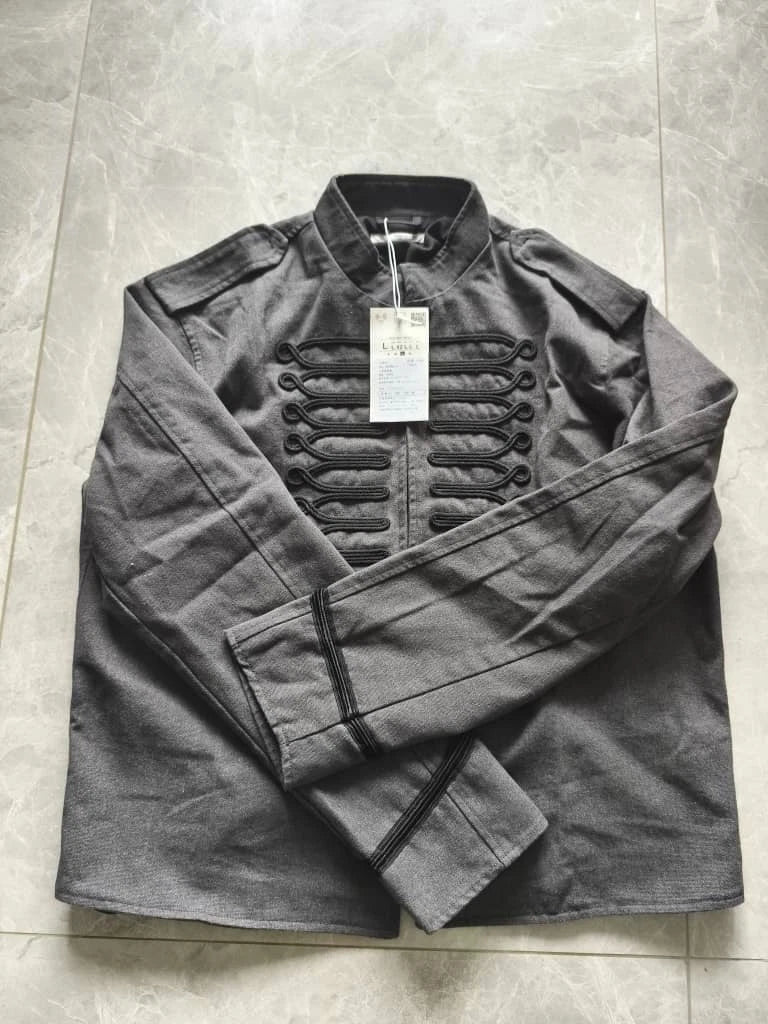 Zara CROPPED FIT FROGGING EMBROIDERY JACKET Ref: 0706/406/807