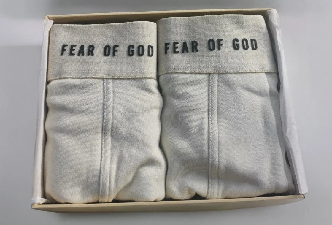 Fear Of God Mens Boxers 2 Pack Beige